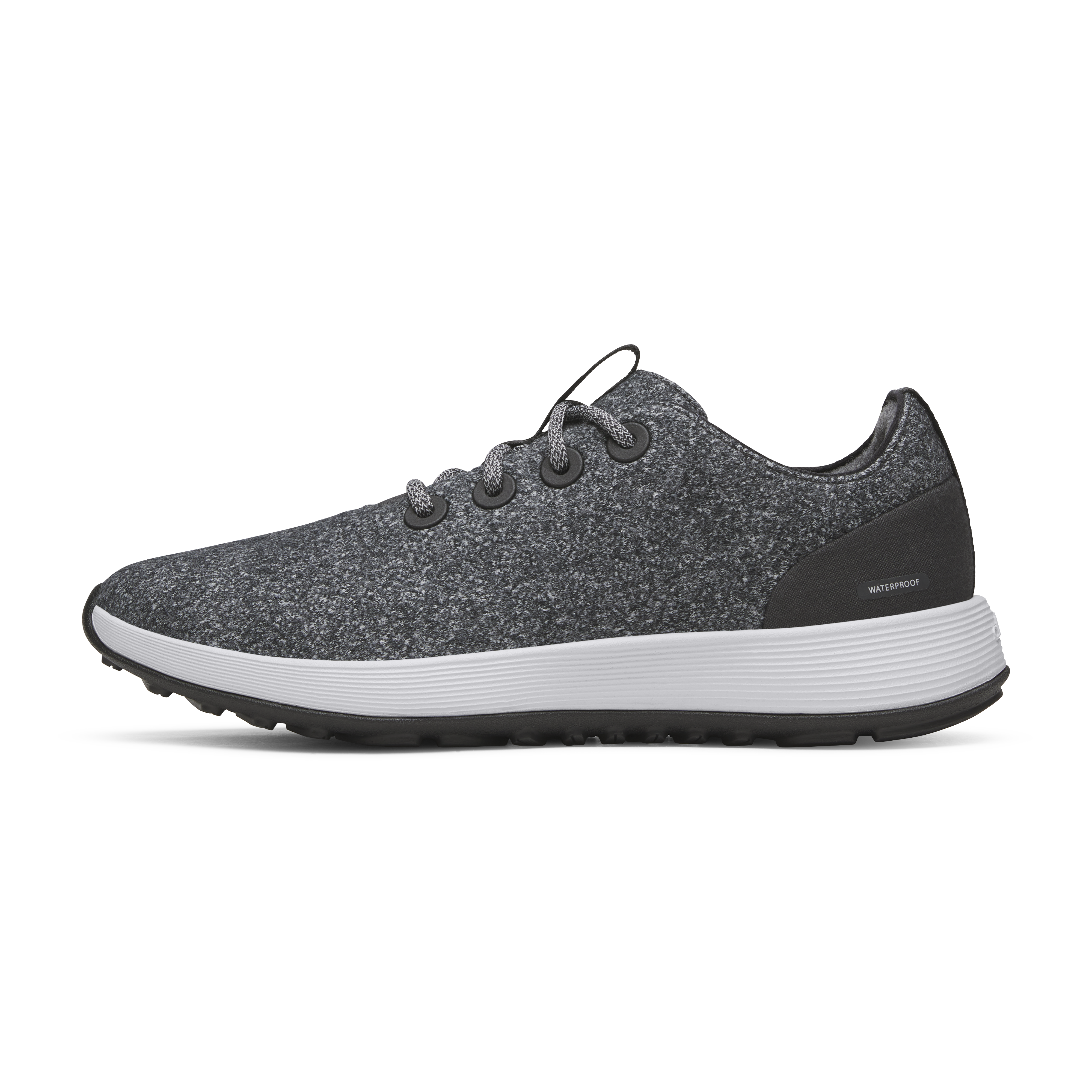 Men's Wool Runner Nz Waterproof - Dark Grey (Light Grey Sole)
