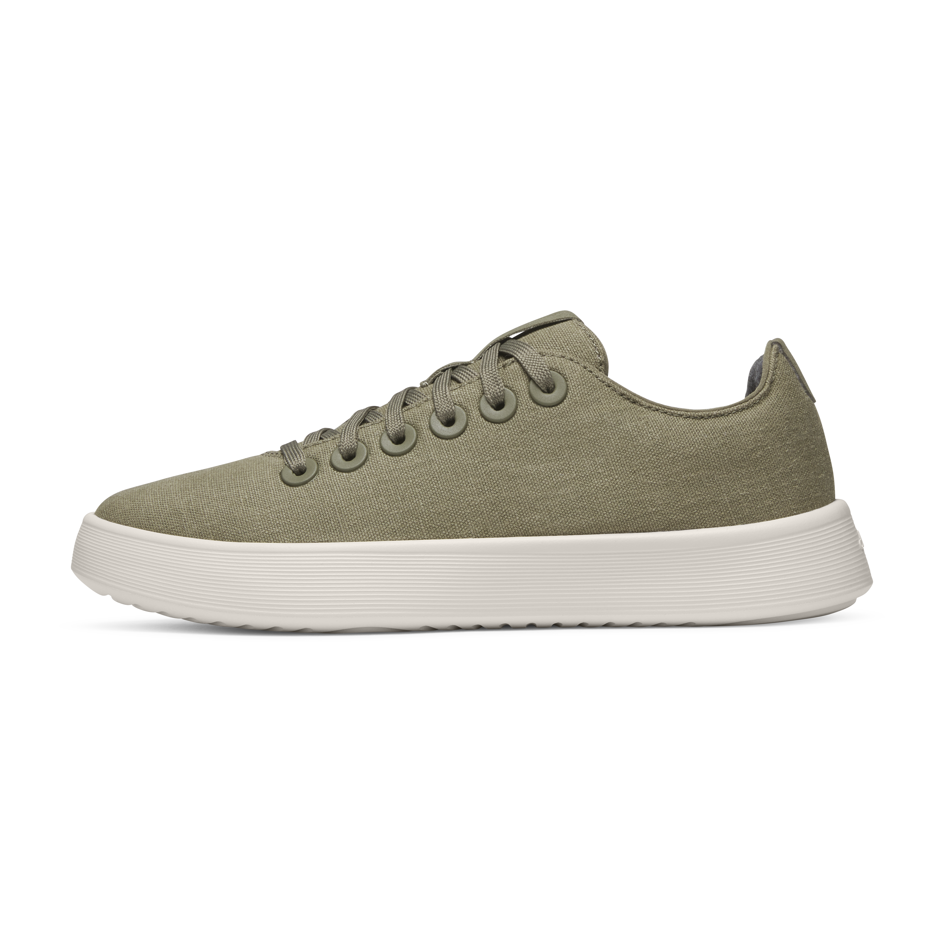 Men's Canvas Cruiser - Burnt Olive (Natural White Sole)