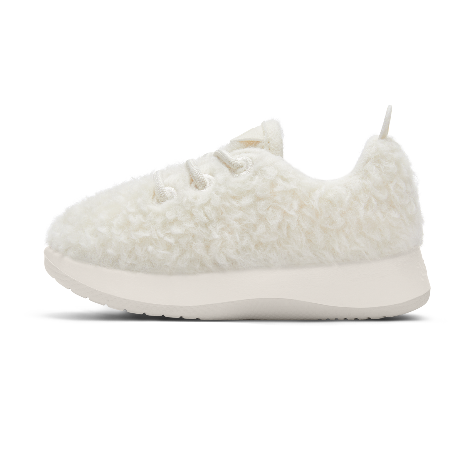 Smallbirds Wool Runners - Little Kids - Natural White Fluffs (Natural White Sole)