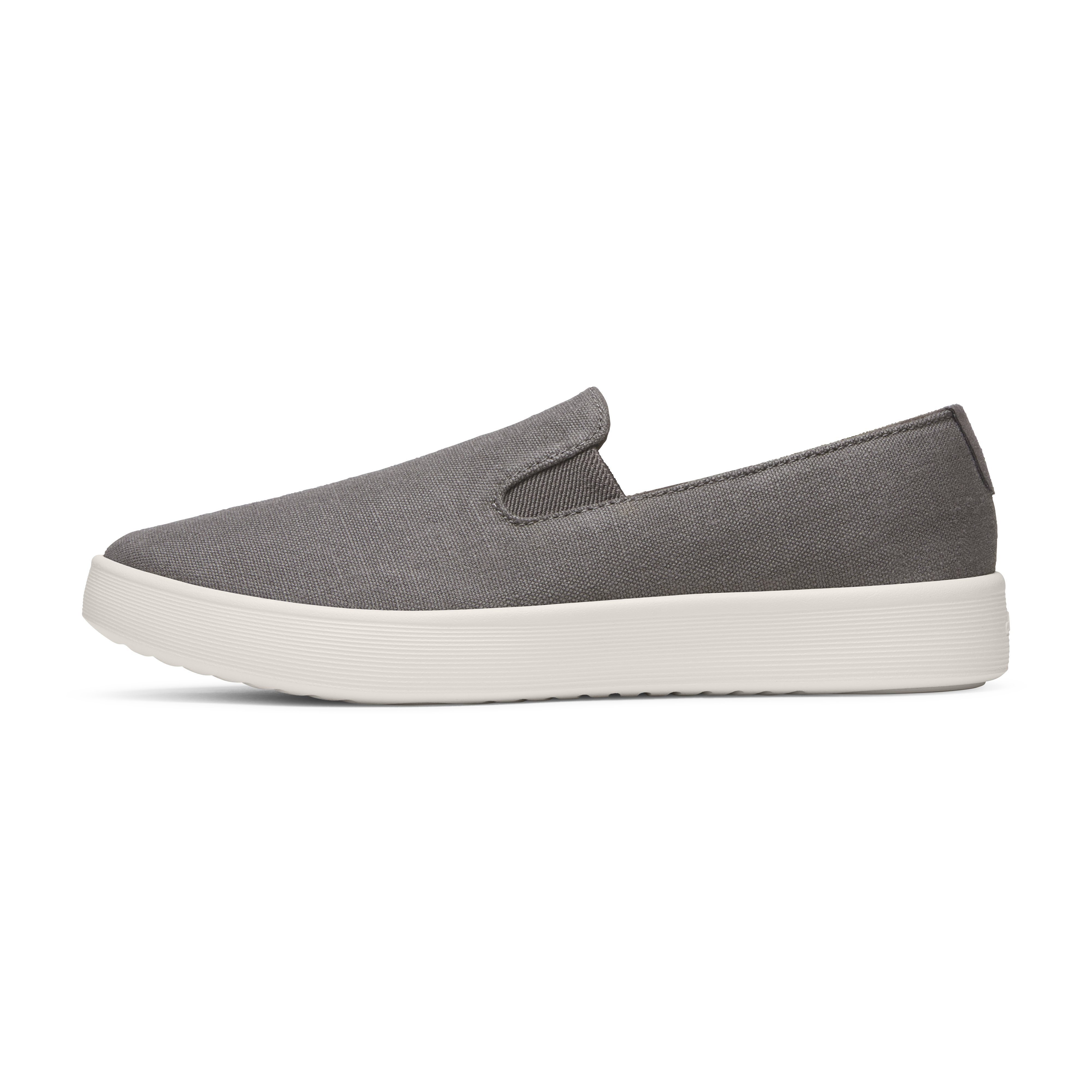 Women's Canvas Cruiser Slip On - Anthracite (Natural White Sole)