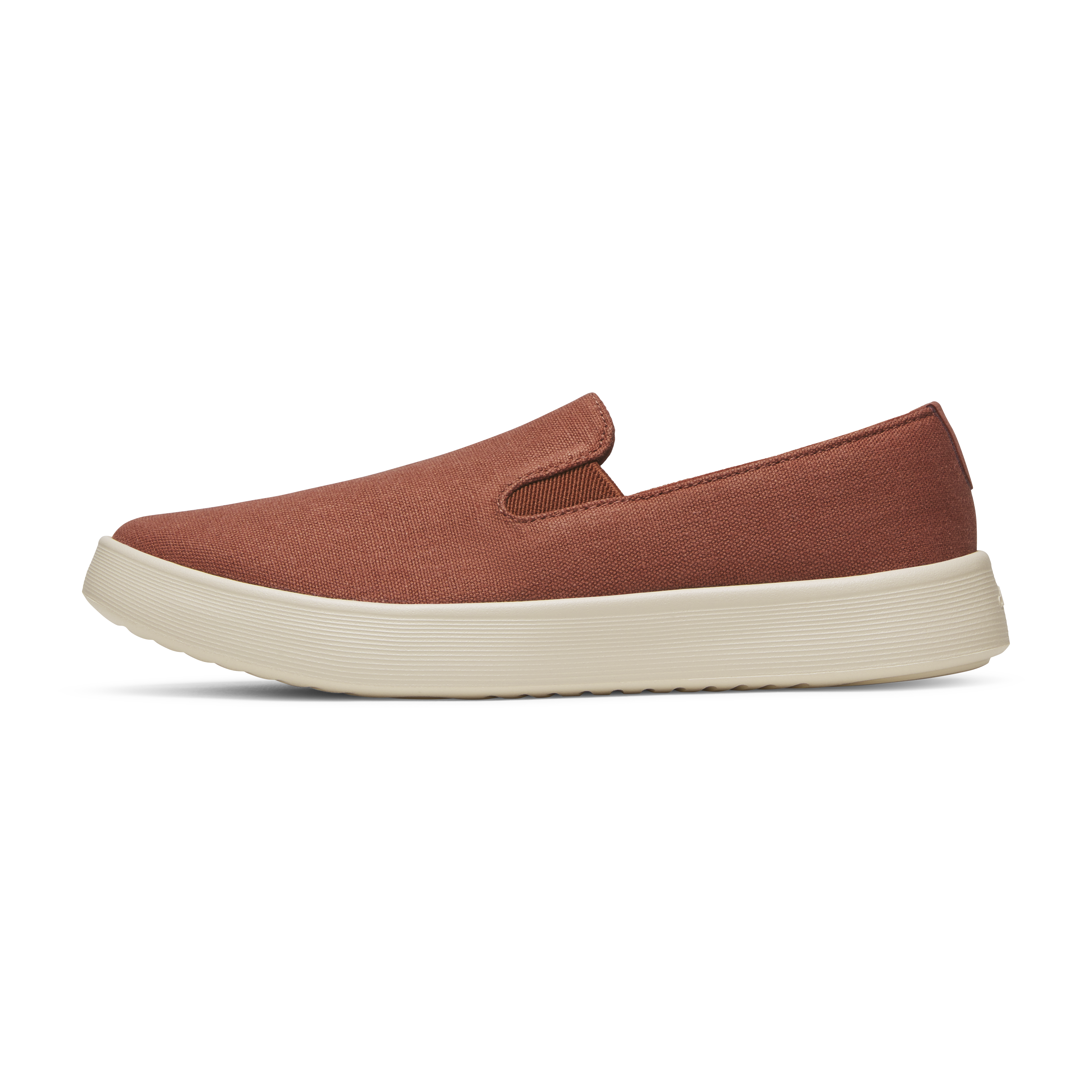 Men's Canvas Cruiser Slip On - Auburn (Warm White Sole)