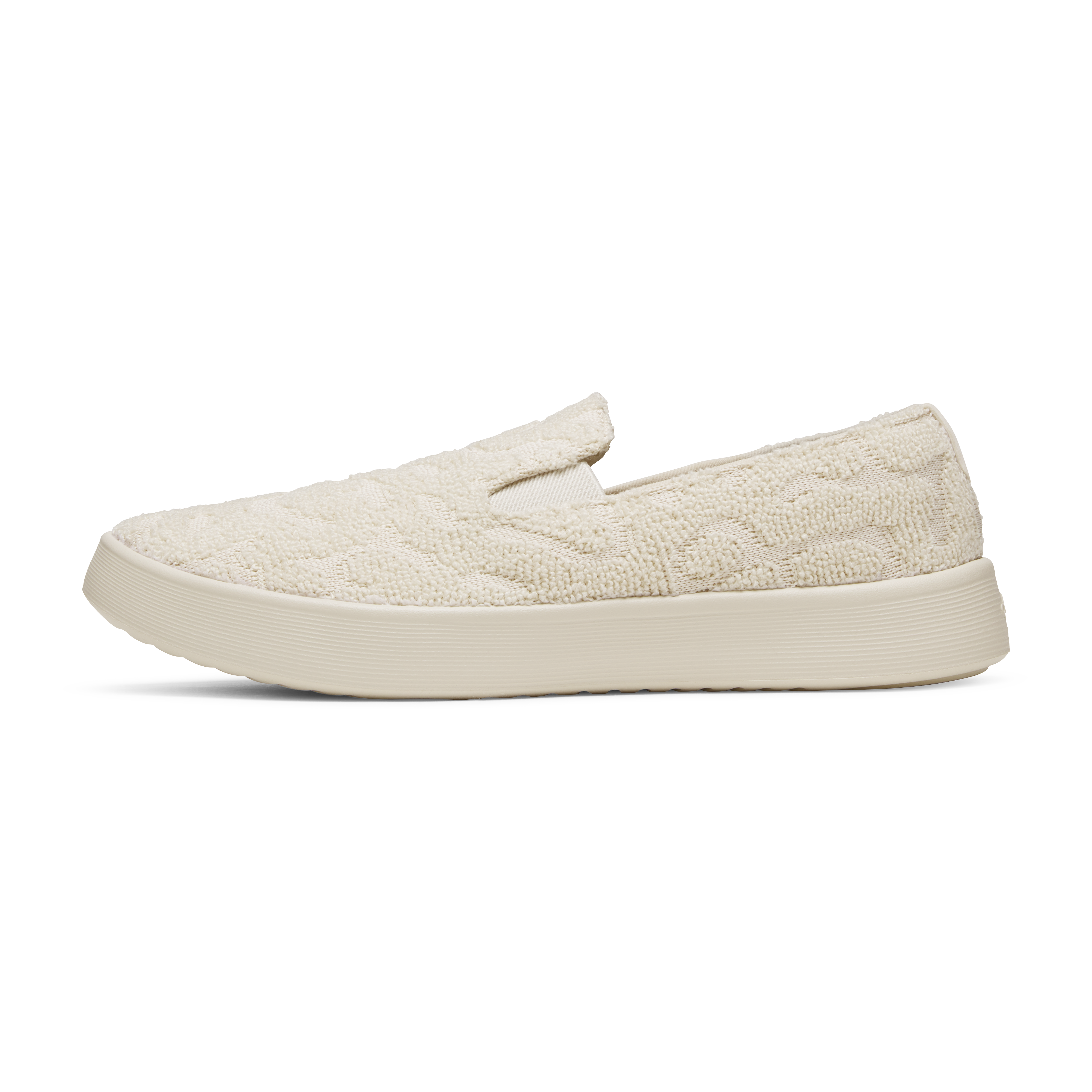 Men's Cruiser Slip On Terry - Warm White (Warm White Sole)